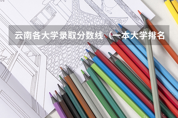 云南各大学录取分数线（一本大学排名及分数线）