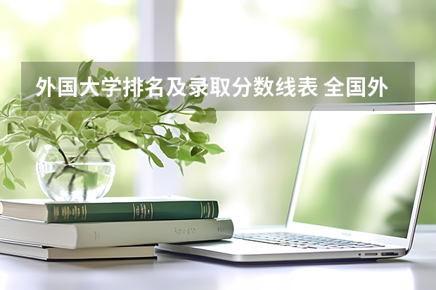外国大学排名及录取分数线表 全国外国语大学排名及分数线