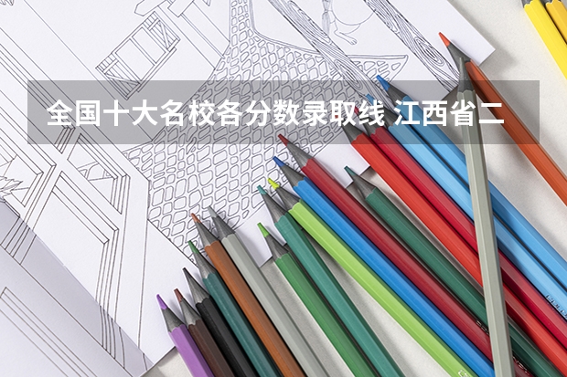 全国十大名校各分数录取线 江西省二本大学排名及分数线