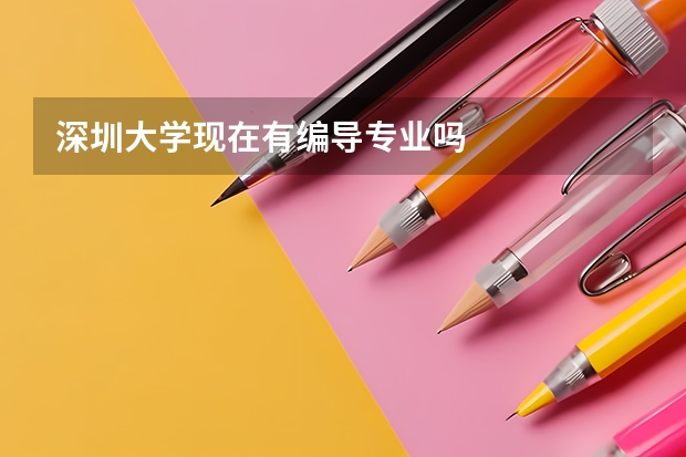 深圳大学现在有编导专业吗