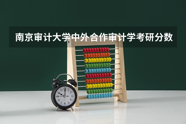 南京审计大学中外合作审计学考研分数线 南京审计大学23年考研英语分数线