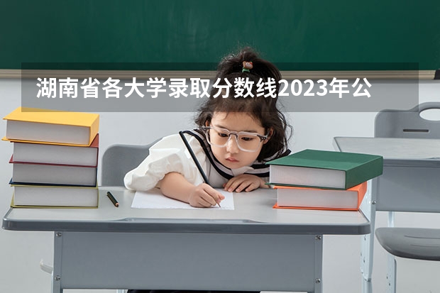 湖南省各大学录取分数线2023年公布（湖南高考学校排名及分数线）