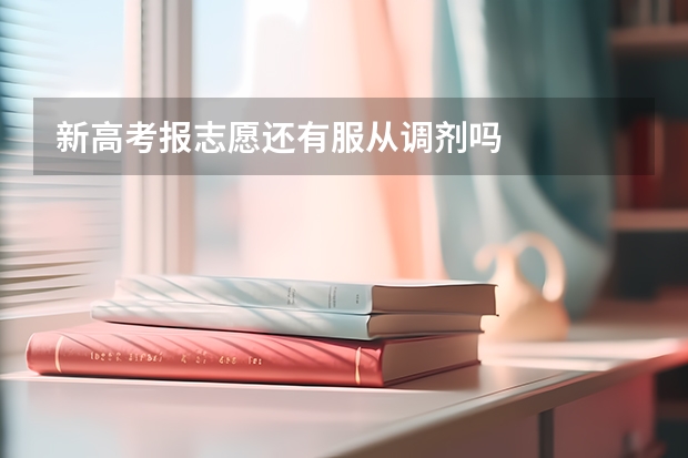 新高考报志愿还有服从调剂吗