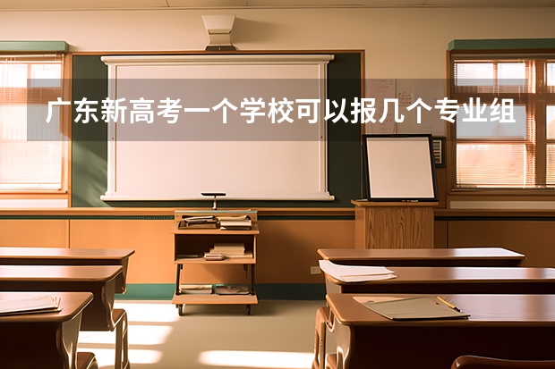广东新高考一个学校可以报几个专业组 高考志愿可以填几个专业组