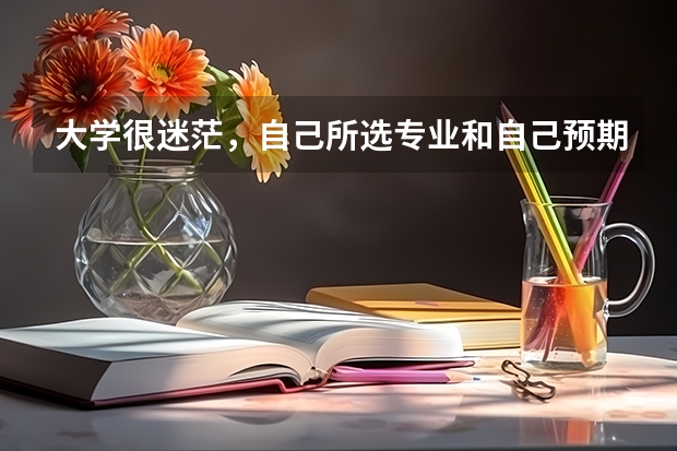 大学很迷茫，自己所选专业和自己预期相差太远怎么办？