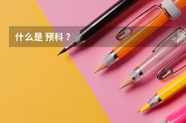 什么是 预科 ？