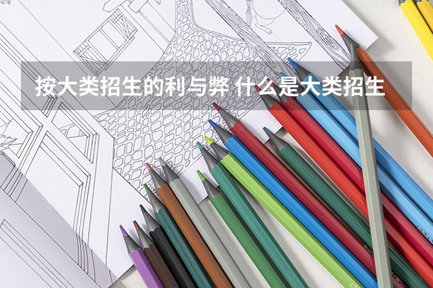 按大类招生的利与弊 什么是大类招生