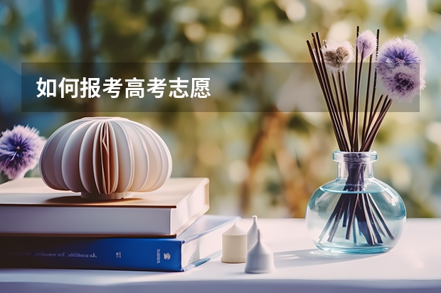 如何报考高考志愿