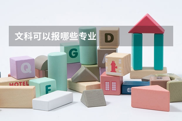 文科可以报哪些专业