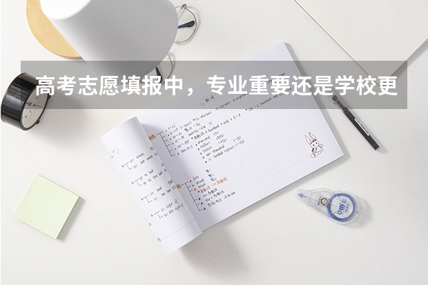 高考志愿填报中，专业重要还是学校更重要？你更加侧重于什么？