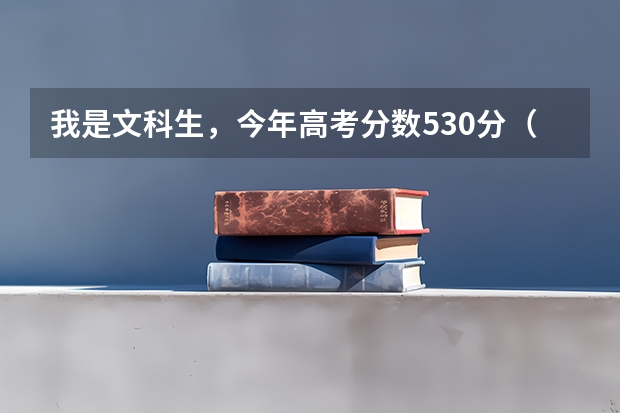 我是文科生，今年高考分数530分（本二切线494），请问一下，我这该如何填报志愿啊？填哪几所学校比较适...