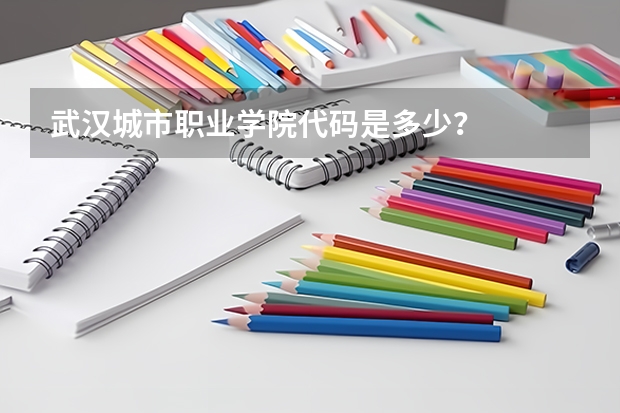 武汉城市职业学院代码是多少？