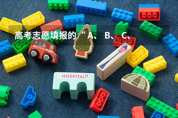 高考志愿填报的“ A、 B、 C、 D、 E、 H、 Q、 Y”是什么意思