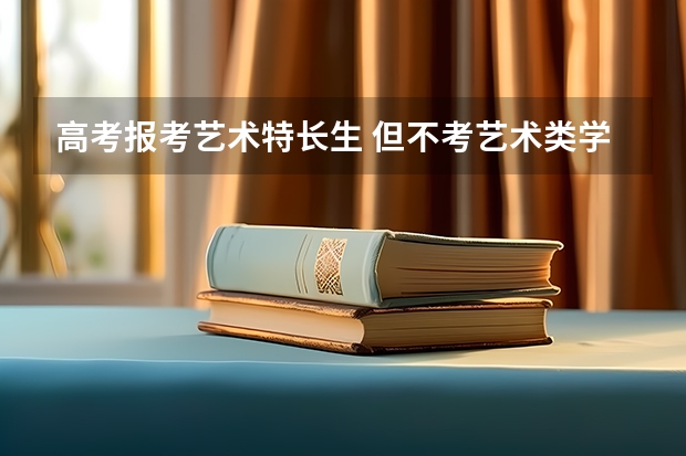 高考报考艺术特长生 但不考艺术类学校 其他学校可以考吗？