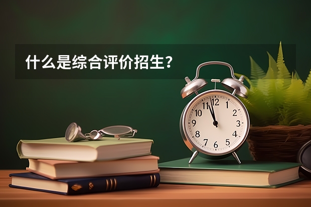 什么是综合评价招生？