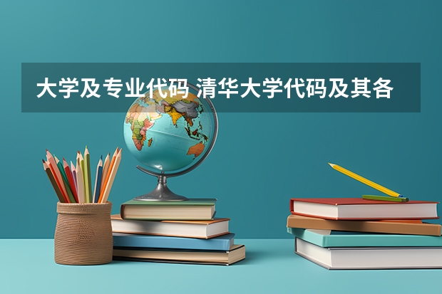 大学及专业代码 清华大学代码及其各专业代码