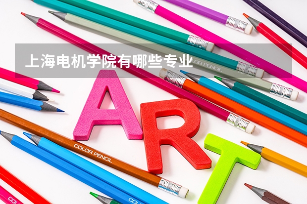 上海电机学院有哪些专业