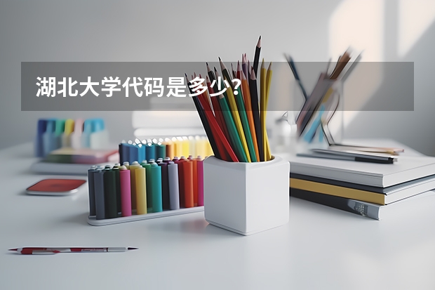湖北大学代码是多少？