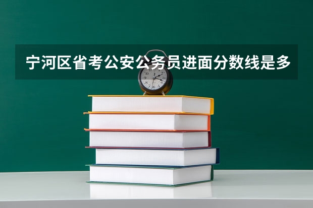 宁河区省考公安公务员进面分数线是多少