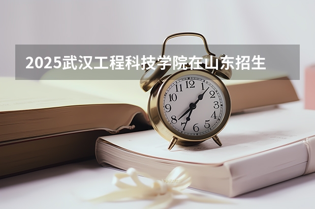 2025武汉工程科技学院在山东招生计划预测