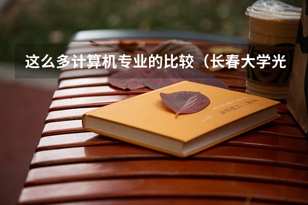 这么多计算机专业的比较(长春大学光华学院简介)