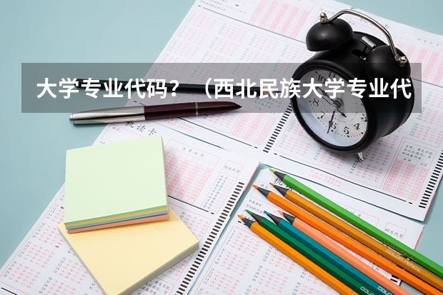 大学专业代码？（西北民族大学专业代码）