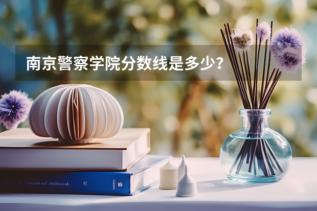 南京警察学院分数线是多少？