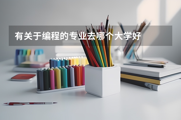 有关于编程的专业去哪个大学好