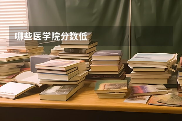 哪些医学院分数低
